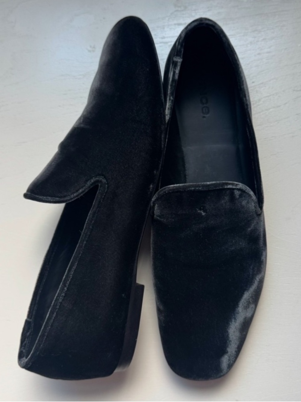 Vince Bray Velvet Smoking Loafers - Picture 2 of 15